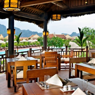restaurant à Emeralda resort Ninh Binh